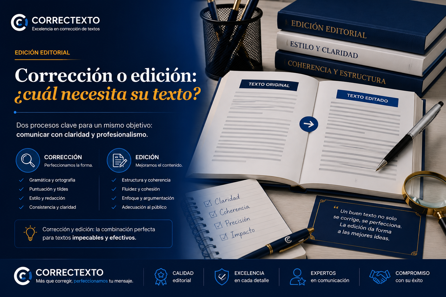 Corrección vs. Edición de textos – Correctexto República Dominicana