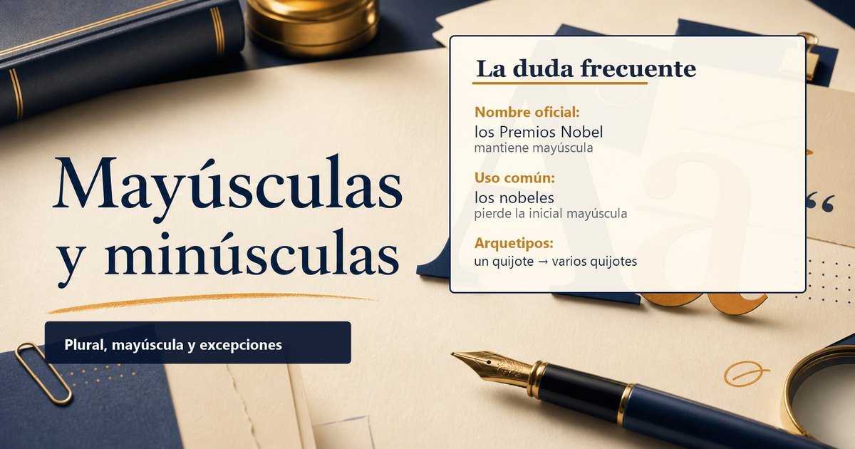 Mayúsculas y minúsculas en nombres plurales – Correctexto